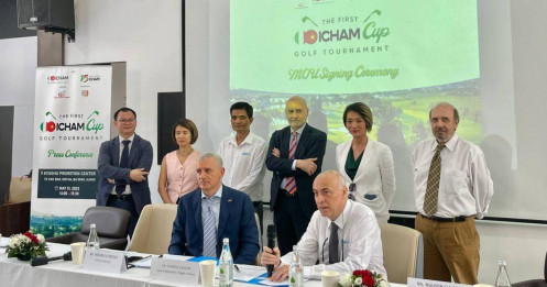 Sắp khởi tranh giải Golf THE FIRST ICHAM CUP kỷ niệm 50 năm quan hệ Việt Nam - Italy
