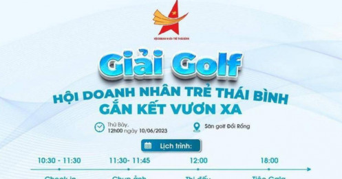 Sắp khởi tranh Giải Golf Doanh nhân trẻ Thái Bình - Gắn kết vươn xa
