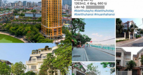 BĐS trầm lắng, nhà đất nội đô vẫn rao bán chục triệu USD thách thức đại gia Việt