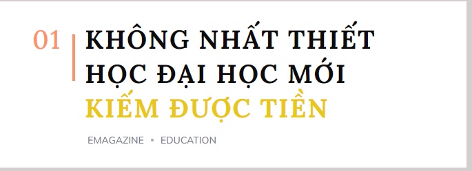 Chọn trường sai cũng không có nghĩa là sụp đổ