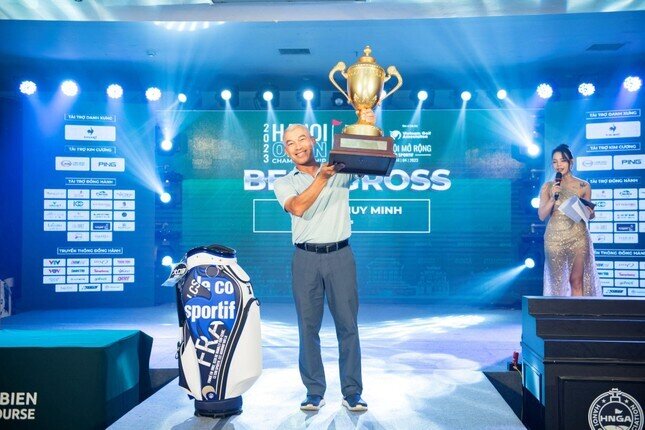 Golfer Nguyễn Huy Minh vô địch giải Hanoi Open 2023