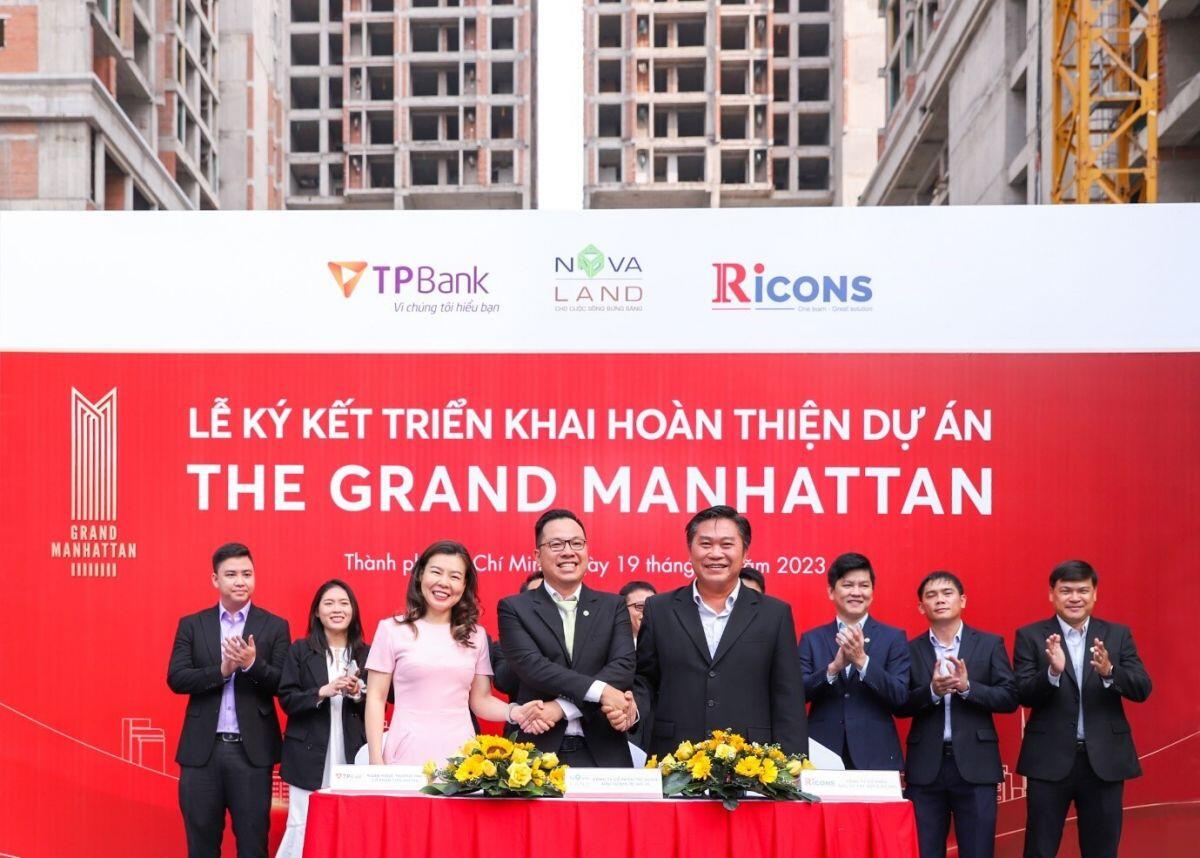 TPBank Ricons sẽ tham gia triển khai dự án The Grand Manhattan của Novaland