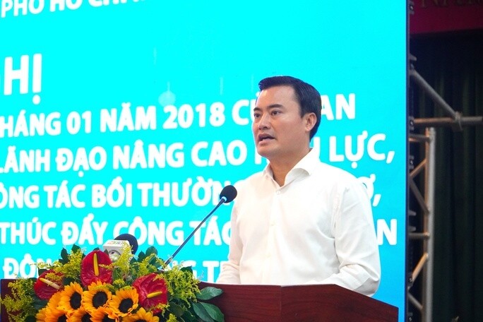 Chủ tịch Phan Văn Mãi "chốt" tiến độ mặt bằng dự án Vành đai 3- TP HCM