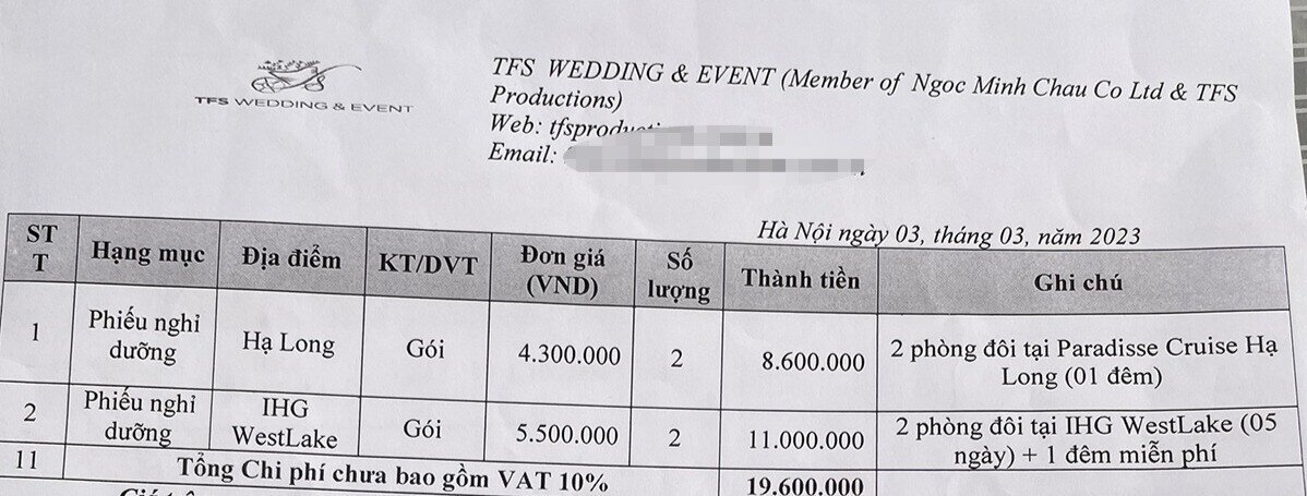 Loạt khách bức xúc, tố nữ giám đốc dịch vụ cưới hỏi ở Hà Nội lừa đảo