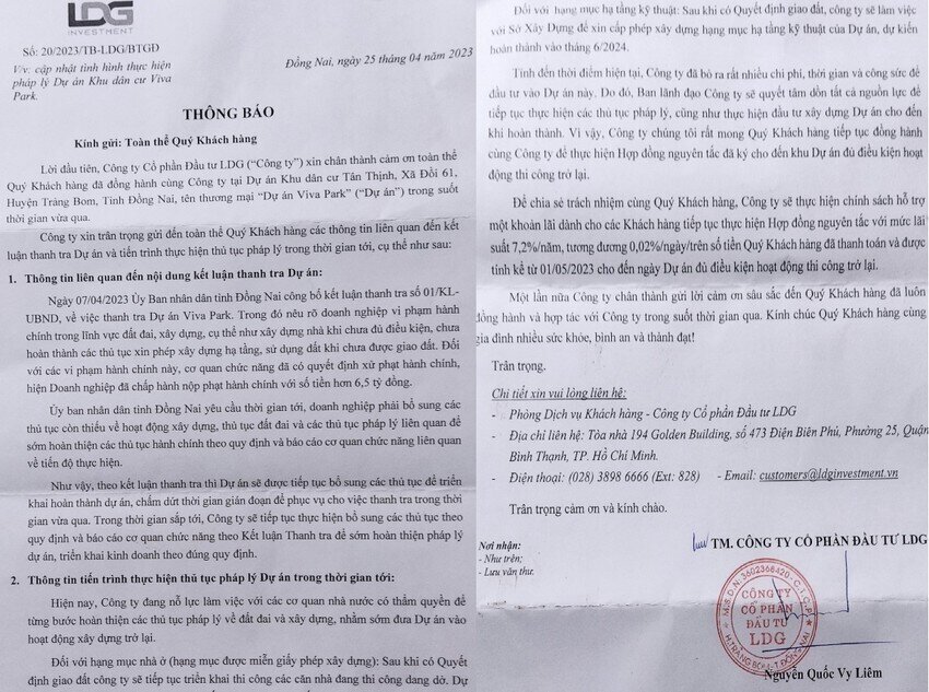 Chủ đầu tư gần 500 căn nhà 'lụi' ở Đồng Nai nói gì sau khi có kết luận Thanh tra?