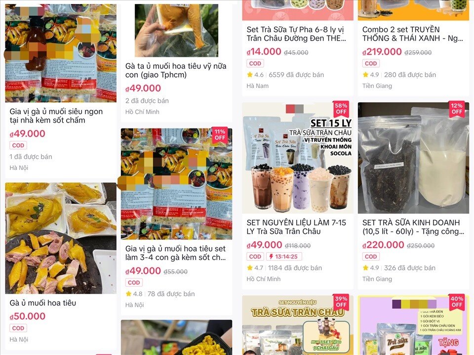 Không chỉ mật ong, hàng loạt đồ ăn đang được bày bán giá rẻ bèo trên TikTok