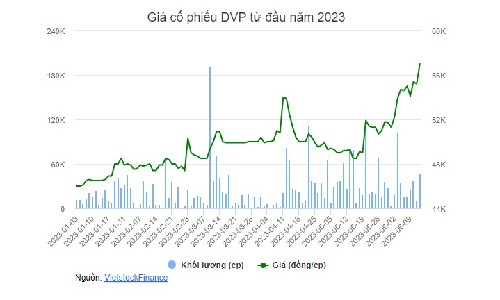 DVP sắp chi cổ tức đợt 2/2022 bằng tiền, tỷ lệ 50%