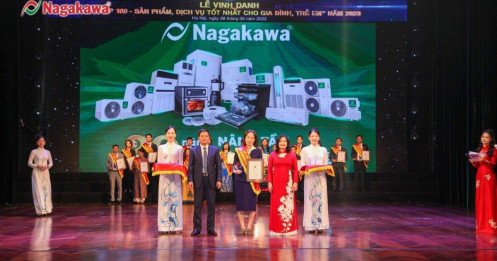 "Top 100 sản phẩm, dịch vụ tốt nhất cho gia đình và trẻ em" 2023 vinh danh Tập đoàn Nagakawa