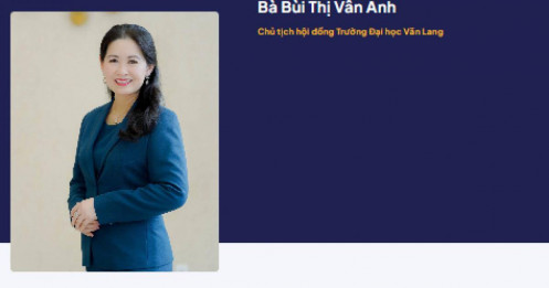 Tân Chủ tịch hội đồng Trường Đại học Văn Lang là vợ ông Nguyễn Cao Trí?