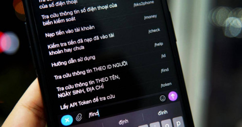 Bất lực với chatbot bán dữ liệu trên Telegram