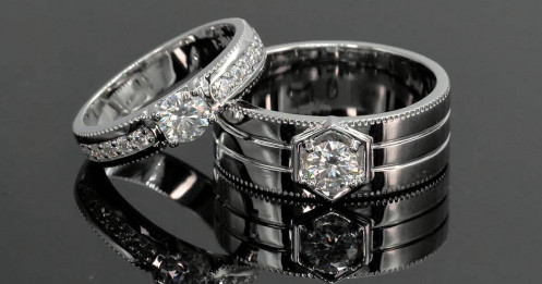Xu hướng nhẫn cưới kim cương lên ngôi