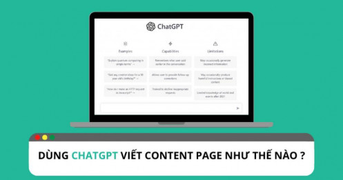 Tổng hợp cách dùng ChatGPT viết content page hiệu quả