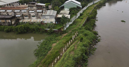 Cần 90 tỷ đồng sửa đoạn kè bị sụp lún ở bán đảo Thanh Đa