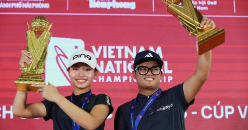 Lê Chúc An, Nguyễn Nhất Long vô địch Giải Golf QG-Vinfast Cup 2023
