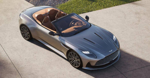 Aston Martin DB12 Volante 2024 trình làng: Công suất 671 mã lực, thiết kế sang chảnh