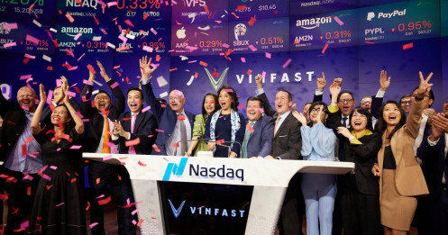 Thị trường bùng nổ khi VIC tím và VFS của Vinfast được chào đón tại sàn Nasdaq Mỹ
