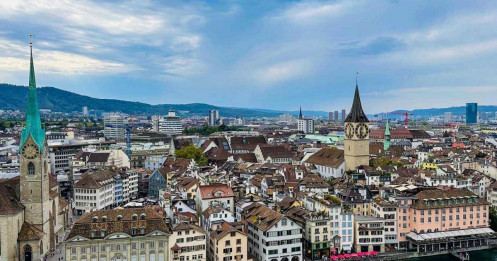Cảnh sắc Zurich, thành phố lớn nhất Thụy Sĩ