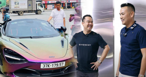 Siêu xe McLaren 20 tỷ xuất hiện ở Nghệ An, lộ diện đại gia bắt tay với 'ông trùm sales Mercedes'