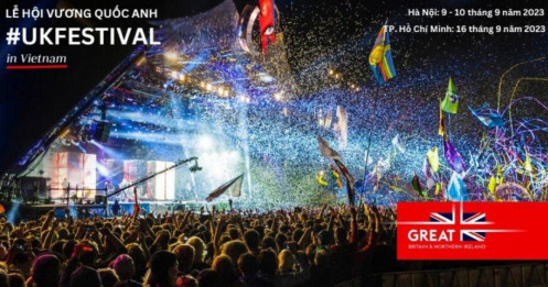Ban nhạc 911 biểu diễn trong Lễ hội Vương quốc Anh tại Việt Nam