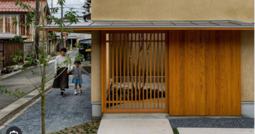 Ngôi nhà với khoảng sân vườn thiết kế đẹp như tranh vẽ ở Nhật