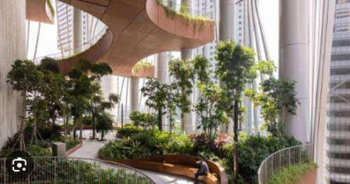 Tòa nhà 51 tầng được ví như ốc đảo xanh độc đáo giữa trung tâm Singapore