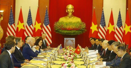 Tổng Bí thư Nguyễn Phú Trọng hội đàm với Tổng thống Hoa Kỳ Joe Biden
