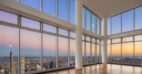 Căn penthouse từng đắt nhất New York đại hạ giá kỷ lục 55 triệu USD