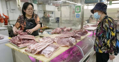 Giá thịt lợn Trung Quốc tăng sau khi chính phủ mua dự trữ
