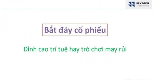 Bắt đáy cổ phiếu – Hiểu đúng để hành động