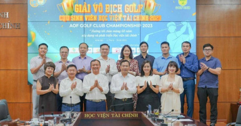 Giải Golf AOF Club Championship 2023: Hướng tới chào mừng 60 năm xây dựng và phát triển Học viện Tài chính
