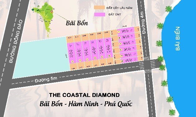 Viên kim cương ven biển Phú Quốc - KDC The Coastal Diamond Bãi Bổn