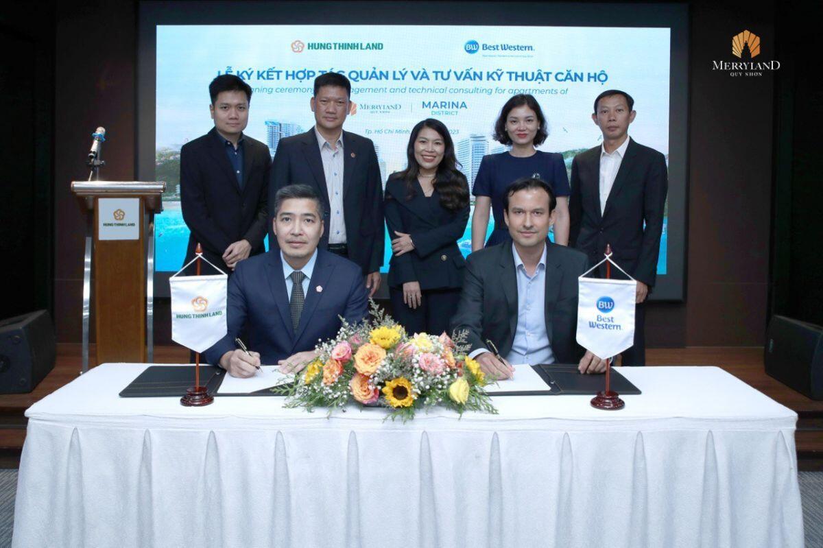 Hưng Thịnh Land ký kết hợp tác với thương hiệu Best Western - đơn vị quản lý & tư vấn kỹ thuật căn hộ tại phân khu Marina District, dự án MerryLand Quy Nhơn