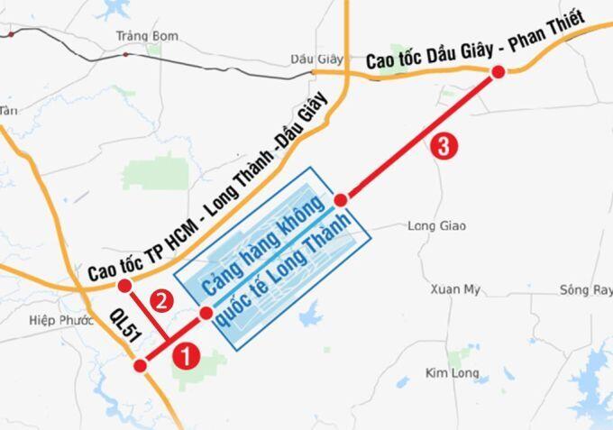 Khởi công hai đường kết nối sân bay Long Thành