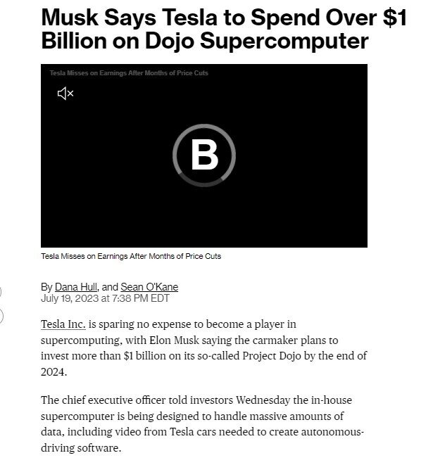 Sau tuyên bố sẽ làm siêu máy tính, vốn hóa Tesla bốc hơi hàng chục tỷ USD