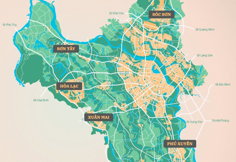 5 đô thị vệ tinh Hà Nội 'treo' hơn thập kỷ