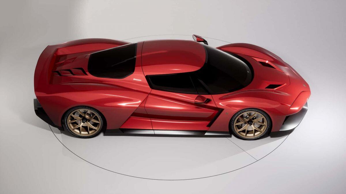 Siêu phẩm Bizzarrini Giotto Hyper GT trình làng động cơ Cosworth V12 hút khí tự nhiên