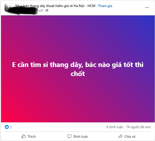 Sau vụ cháy chung cư mini, thang dây thoát hiểm nơi tăng giá, nơi cháy hàng