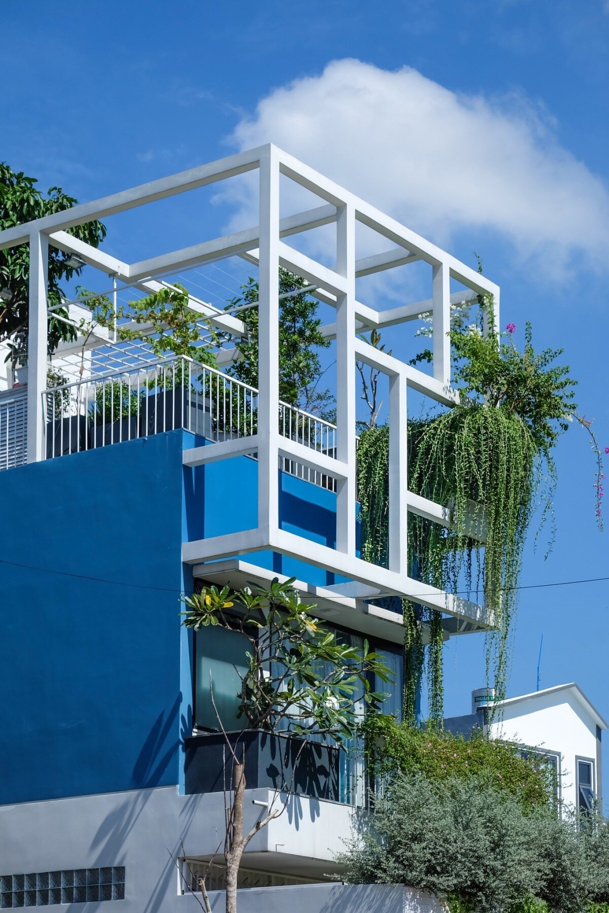 Nhà phố thiết kế kiểu 'ruộng bậc thang' để trồng rau, nuôi cá