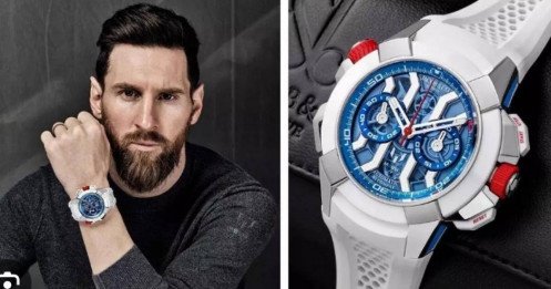 Choáng với siêu đồng hồ đáng giá cả gia tài của Messi