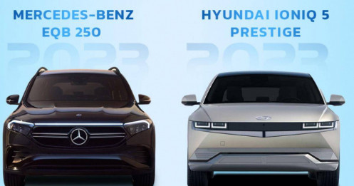 Chênh giá hơn 800 triệu, SUV điện Mercedes EQB có gì khác Hyundai Ioniq 5?