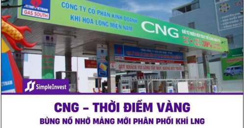 CNG - Thời điểm vàng bùng nổ nhờ mảng mới phân phối khí LNG