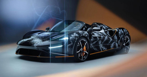 Minh Nhựa chính thức nhận McLaren Elva độc nhất thế giới, cho hoạ sĩ ‘thích vẽ gì lên xe cũng được’