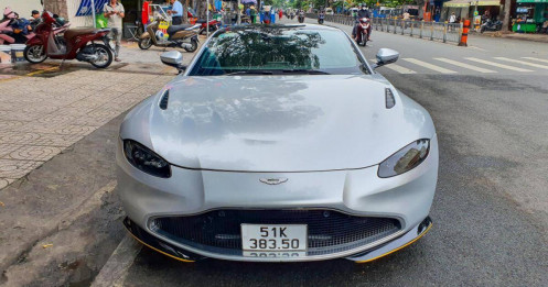 Siêu xe Aston Martin Vantage độc bản của ông Đặng Lê Nguyên Vũ sau 1 năm mua về