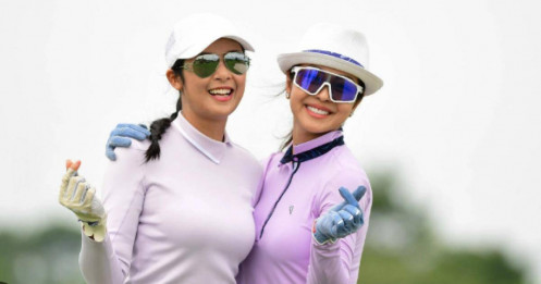 Những bóng hồng xinh đẹp tranh tài golf cùng các huyền thoại thế giới