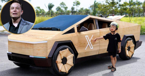 Nghệ nhân gỗ Việt Nam chế tạo xe Cybertruck độc đáo thu hút cả thế giới