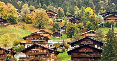 Dạo bước khám phá làng Grindelwald vào Thu