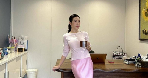 Hoa hậu Thu Hoài khoe không gian uống cafe đẹp như mơ, biệt thự nào cũng đẳng cấp