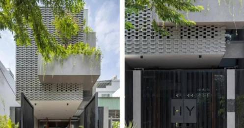 Ngôi nhà xanh mát nhờ thiết kế hệ vỏ nhiệt đới ở Đà Nẵng