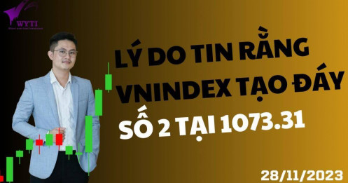 Lý do tin rằng Vnindex đã tạo đáy 2 tại 1073.31