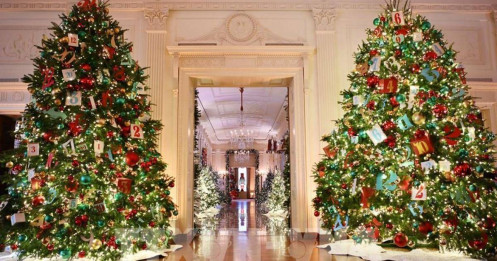 Nhà Trắng rộn ràng trong không khí lễ hội đón Giáng sinh